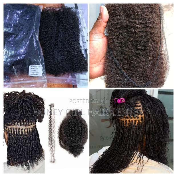 Afro Bulk Human Hair - thumbnail 5