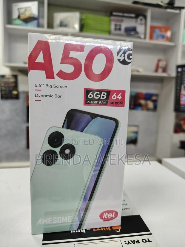 New Itel A50 128 GB Blue - thumbnail 3