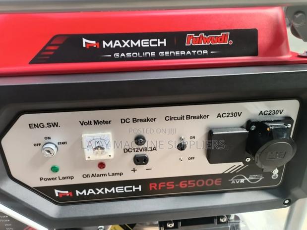 Maxmech RFS 6500e 6.9kva Petroleum Generator - thumbnail 2