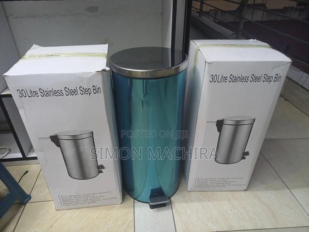 30l Stainless Pedal Dustbin