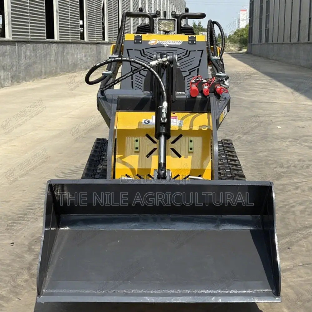 Mini Tracked Loader, Skid Steer Front-End Loader With Attachments