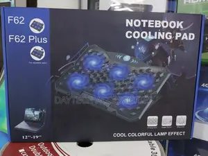 Ergonomic Laptop Cooling Pad With 5 Fans.