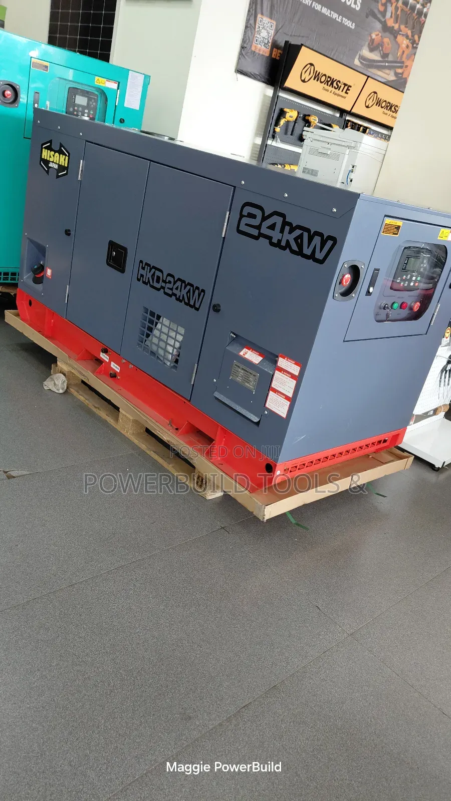 Hkd24kw/30kva Hisaki Silent Diesel Automatic Three Phase Generator