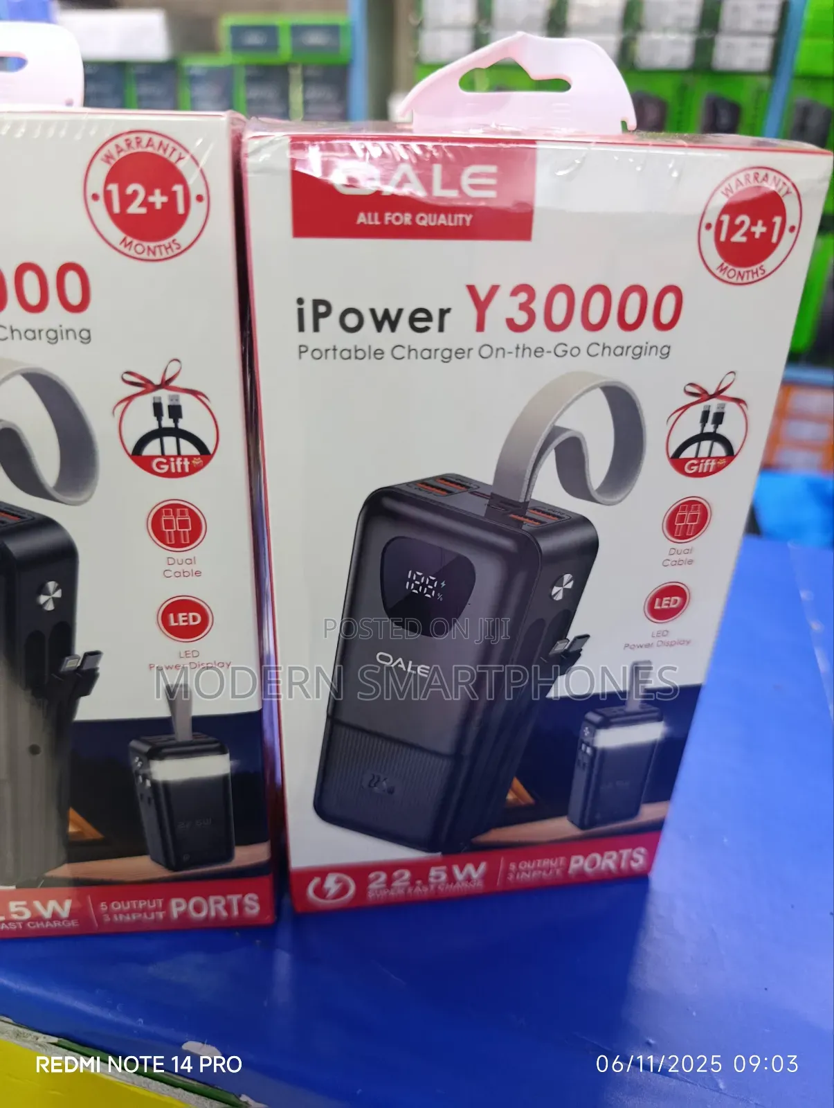 Oale 30000mah Power Bank 22.5w Fast Charging Powerbank