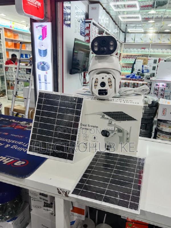 Dual Lens Dual Screen Solar PTZ Ubox Camera