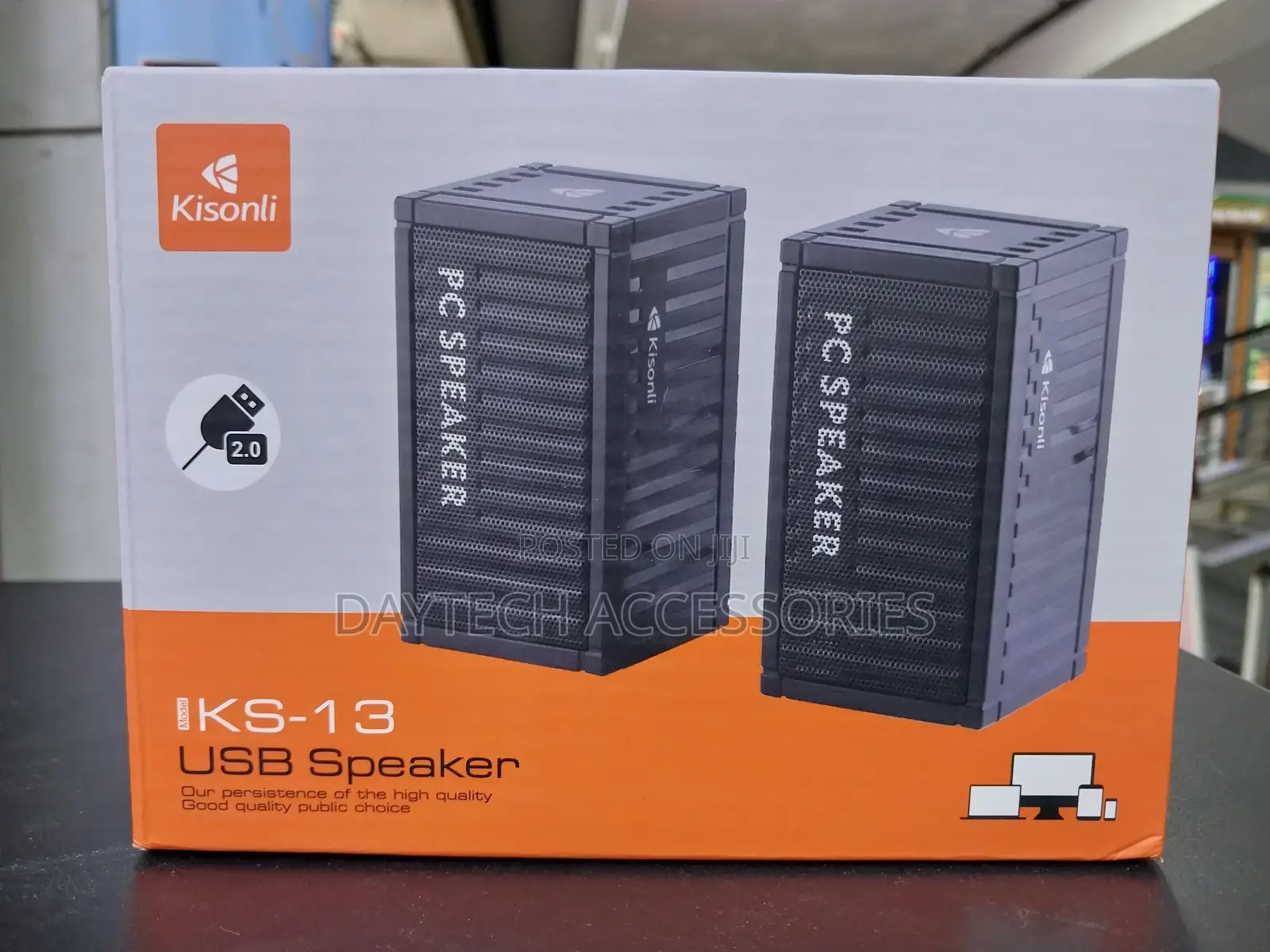 Kisonli Ks-13 Mini 2.0 Portable Usb Speaker for Pc Computer.