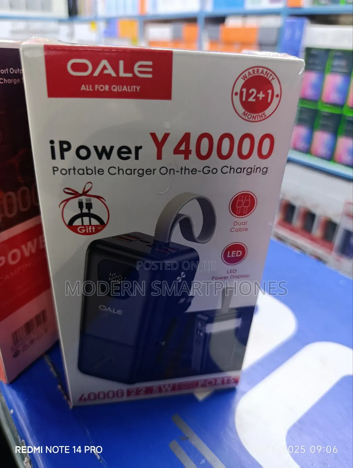 40000 Mah Powerbank Oale Ipower Y40000 22.5w Fast Charging Power Bank