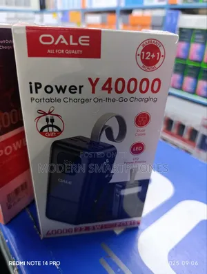 40000 Mah Powerbank Oale Ipower Y40000 22.5w Fast Charging Power Bank