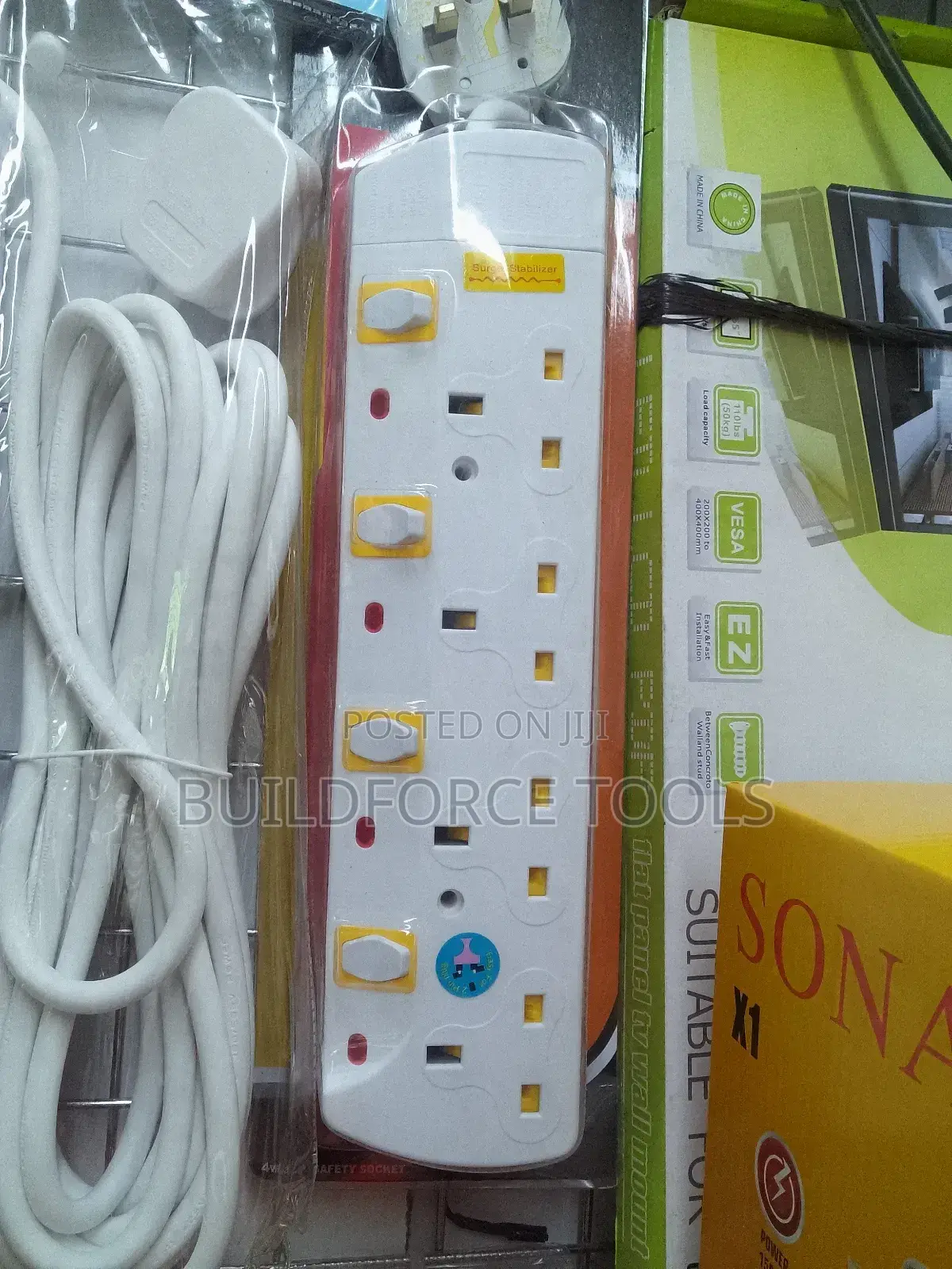 10metres 5way High Quality Extension With Surge Protector