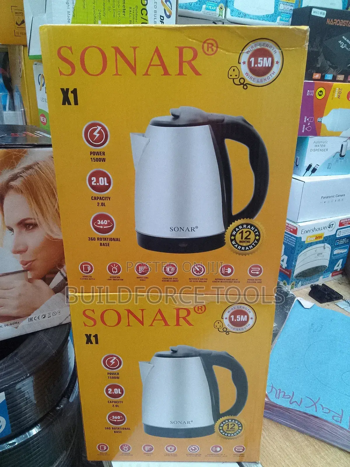 2.0 Litres Sonar Electric Kettle