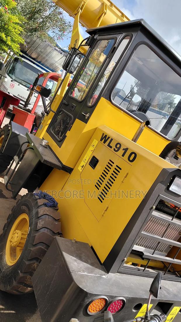 Diesel Front Wheel Loader Machine Wl910 37kw . - thumbnail 4