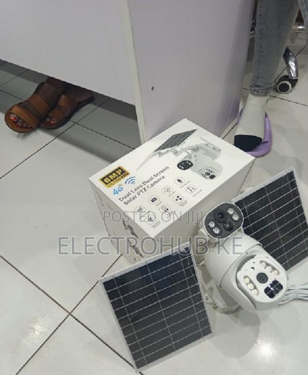 Ubox 6mp Dual Lens 4g Solar PTZ CCTV Camera
