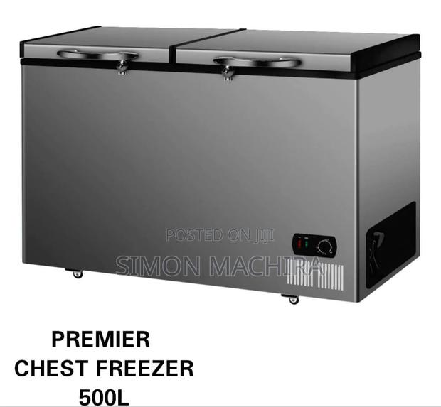 500l Double Door Premier Chest Freezer