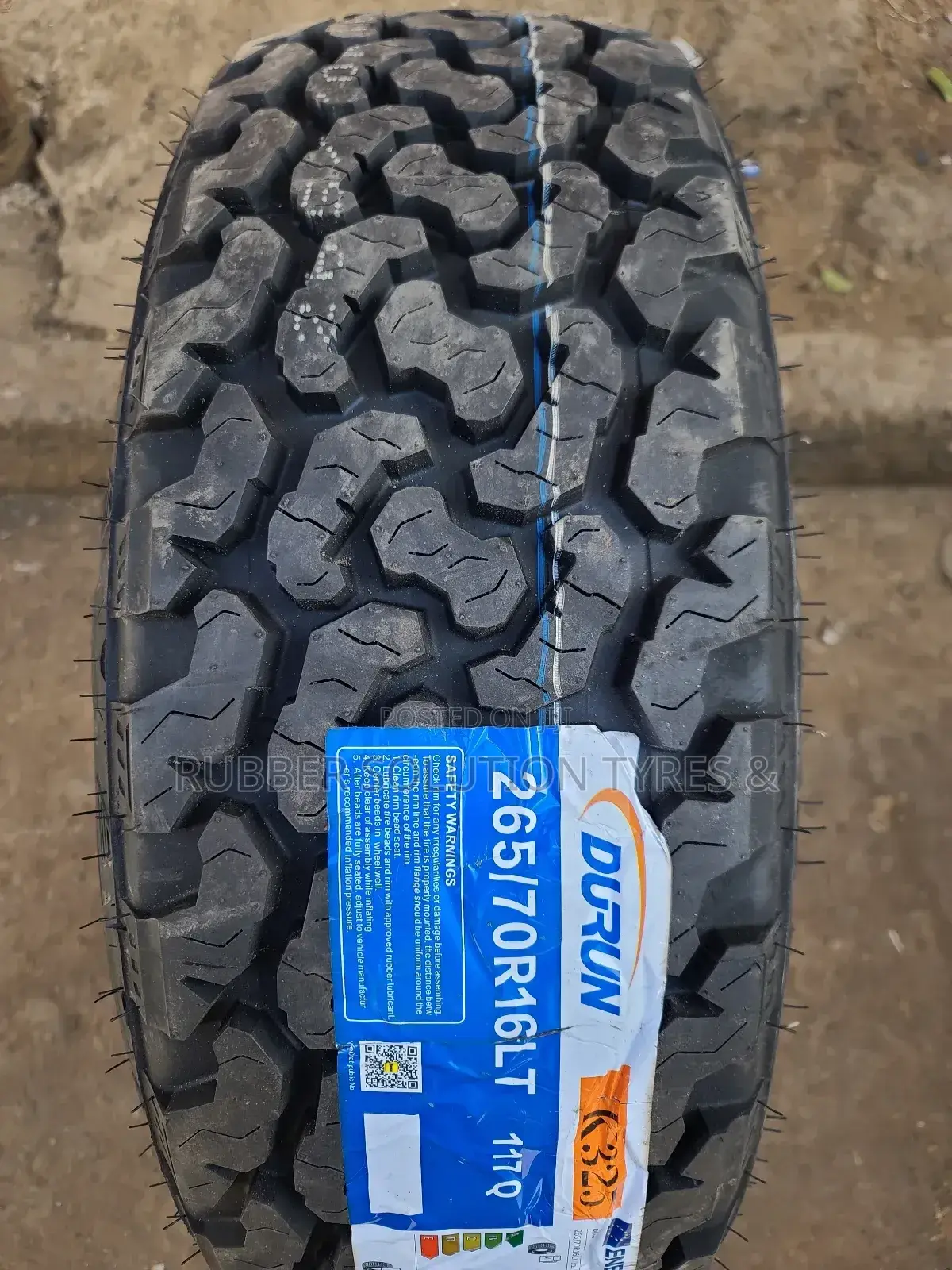265/70r16 Durun Tyres 117q L/T8pr All-Terrain