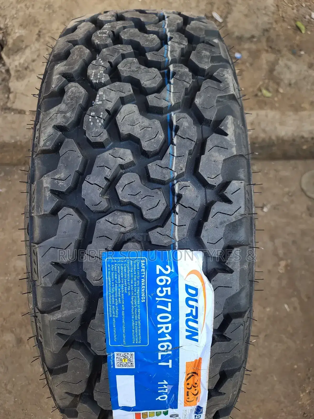 265/70r16 Durun Tyres 117q L/T8pr All-Terrain