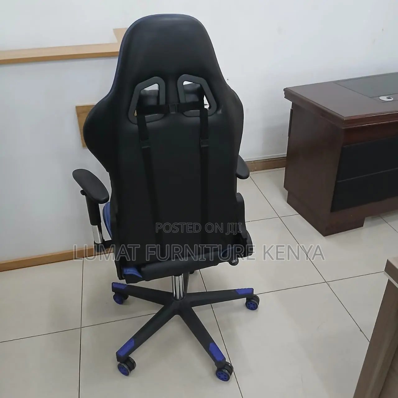 Blue Modern Gaming Chair