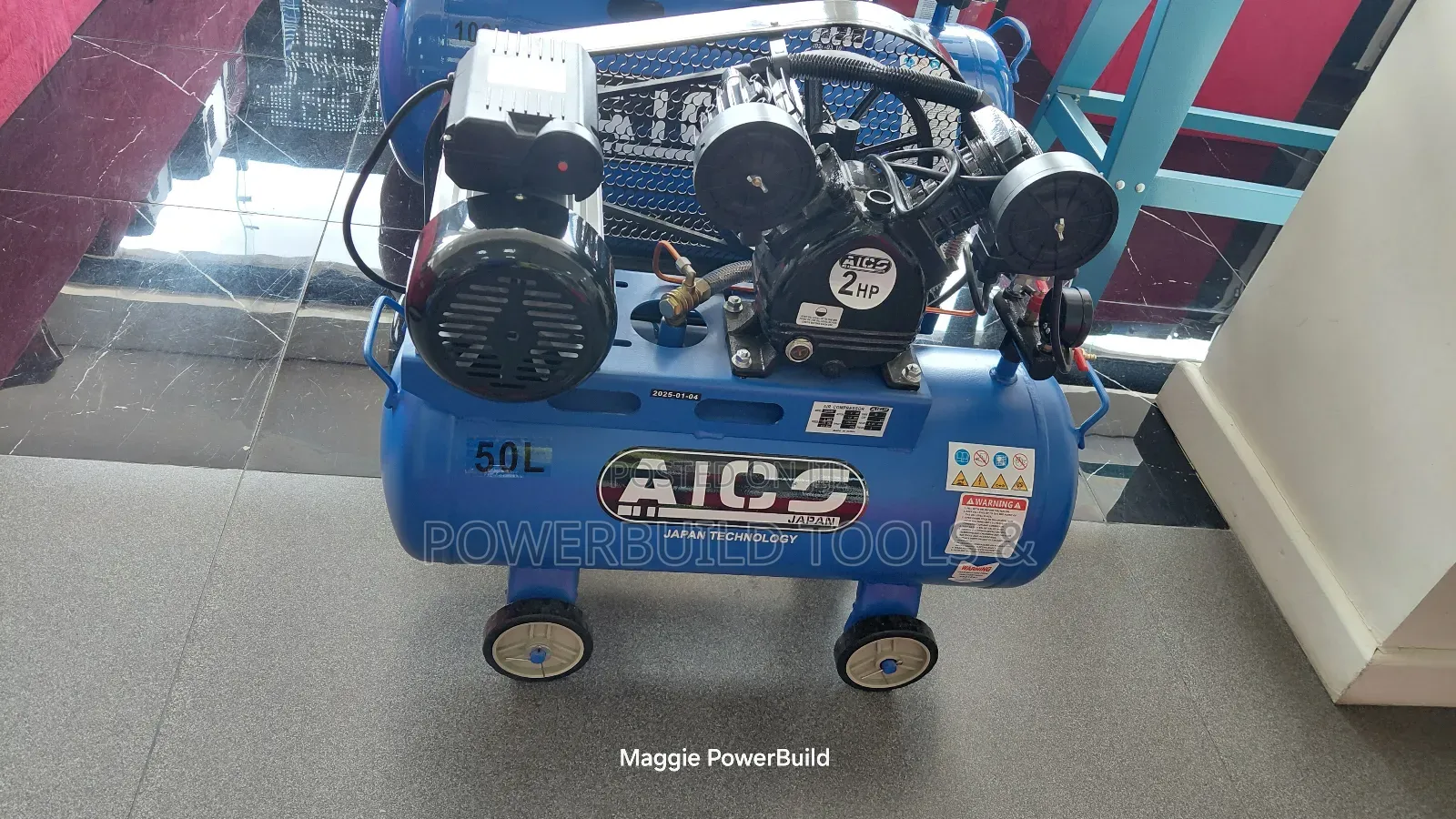 Aico Japan Belt Driven 50l Electric Compressor
