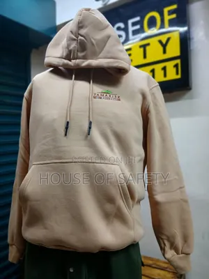 Beige Branded Hoodies