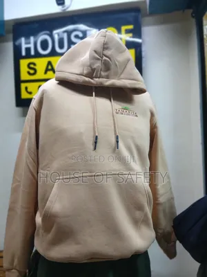Beige Branded Hoodies