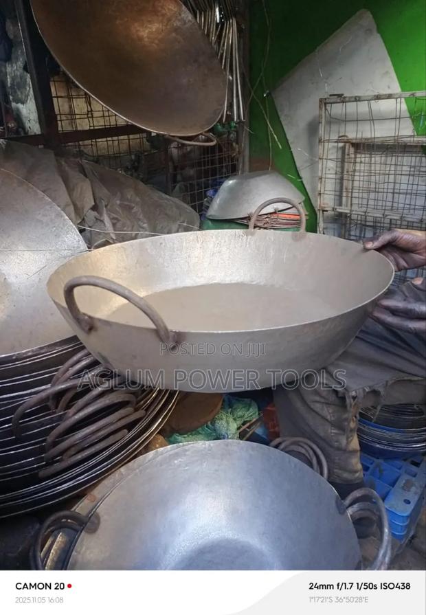 Fish Pan Juakali Fabricated Size 16,20,22,26,30