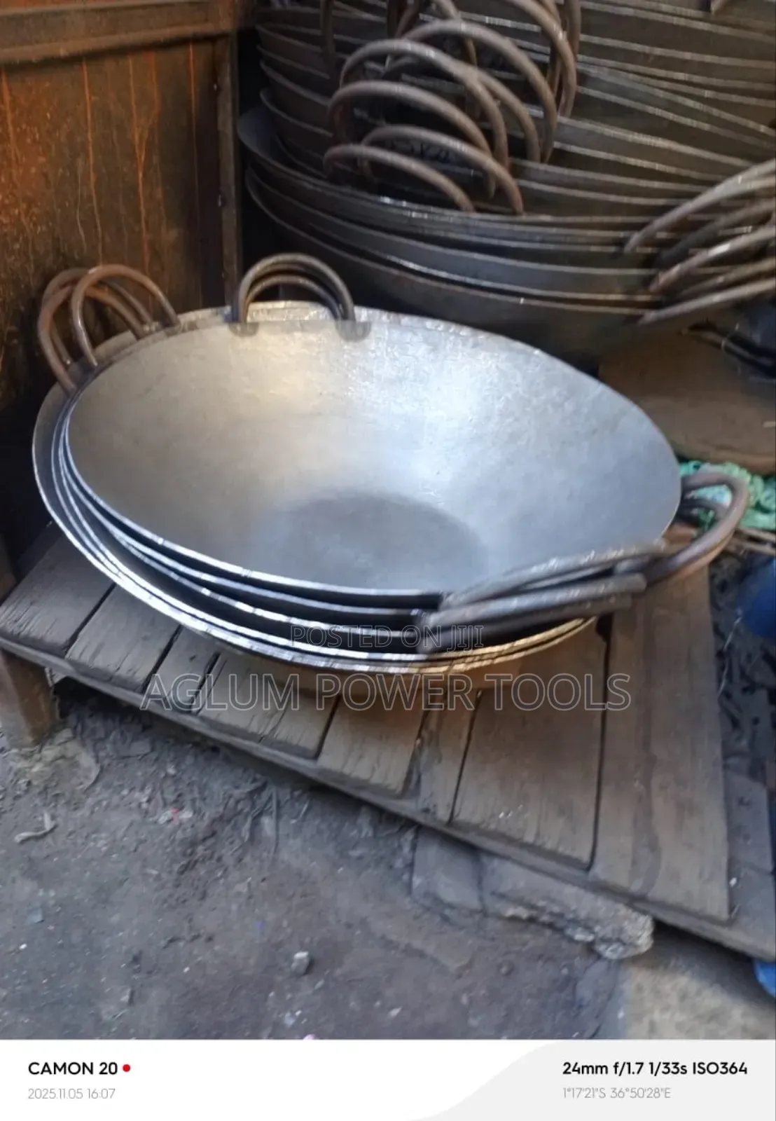 Fish Pan Juakali Fabricated Size 16,20,22,26,30