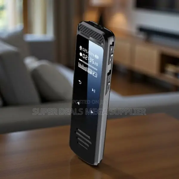 Portable Long-Time Voice Recorder With Rechargeable Large Battery