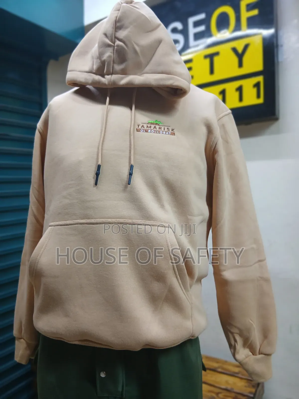 Wide Pockets Hoods With Logo
