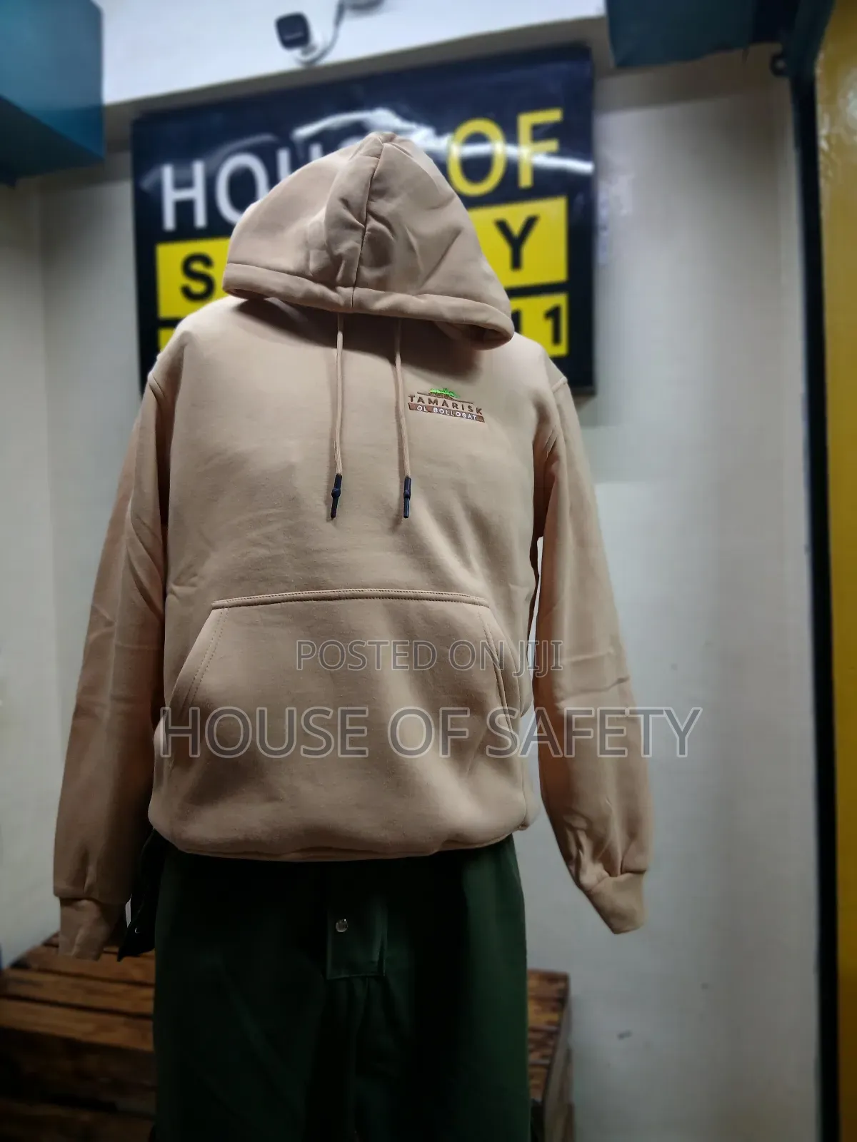 Wide Pockets Hoods With Logo