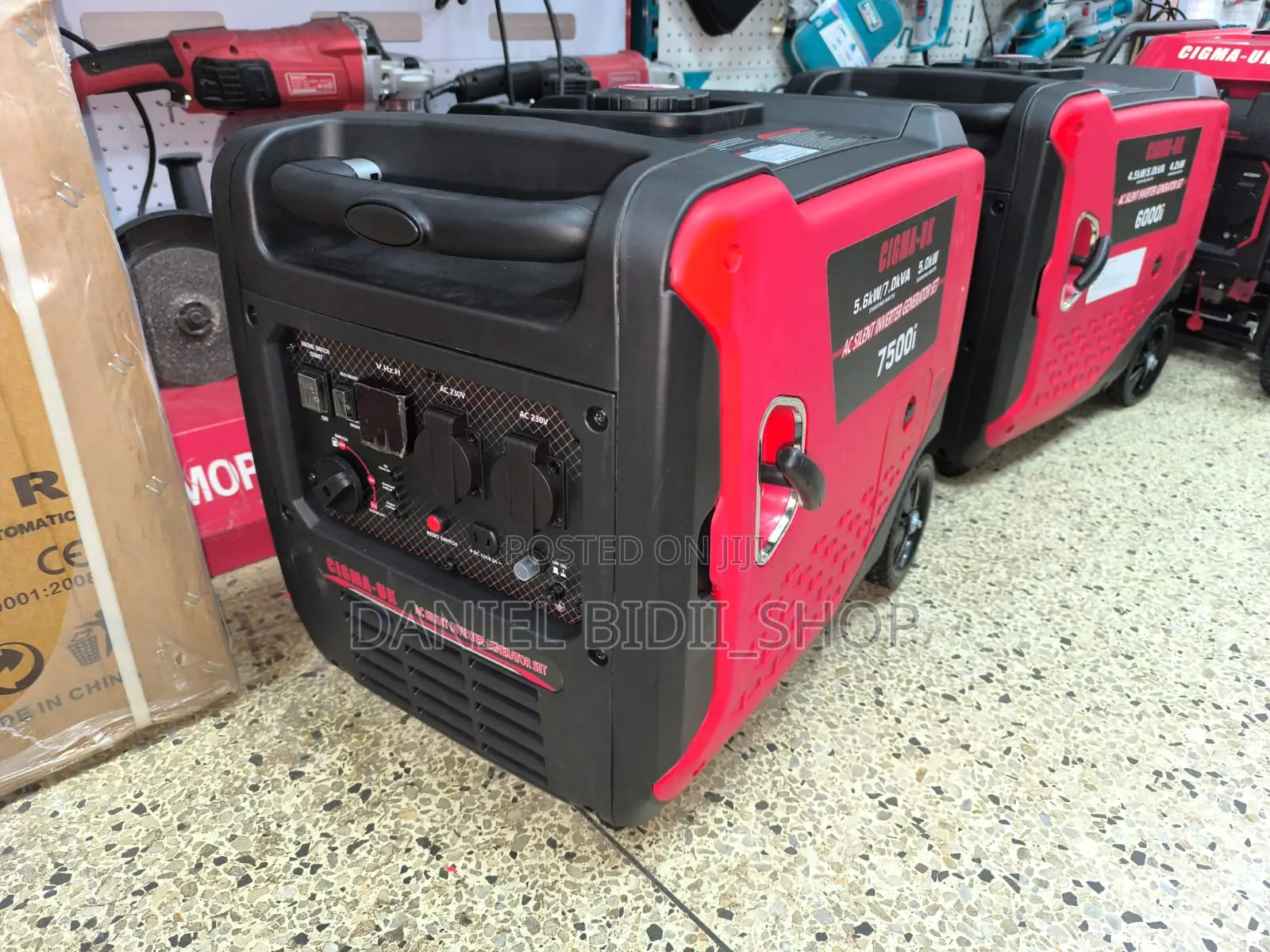.Gasoline Inverter Silent Generator Km7000i-k5 Cigma-uk 7kva