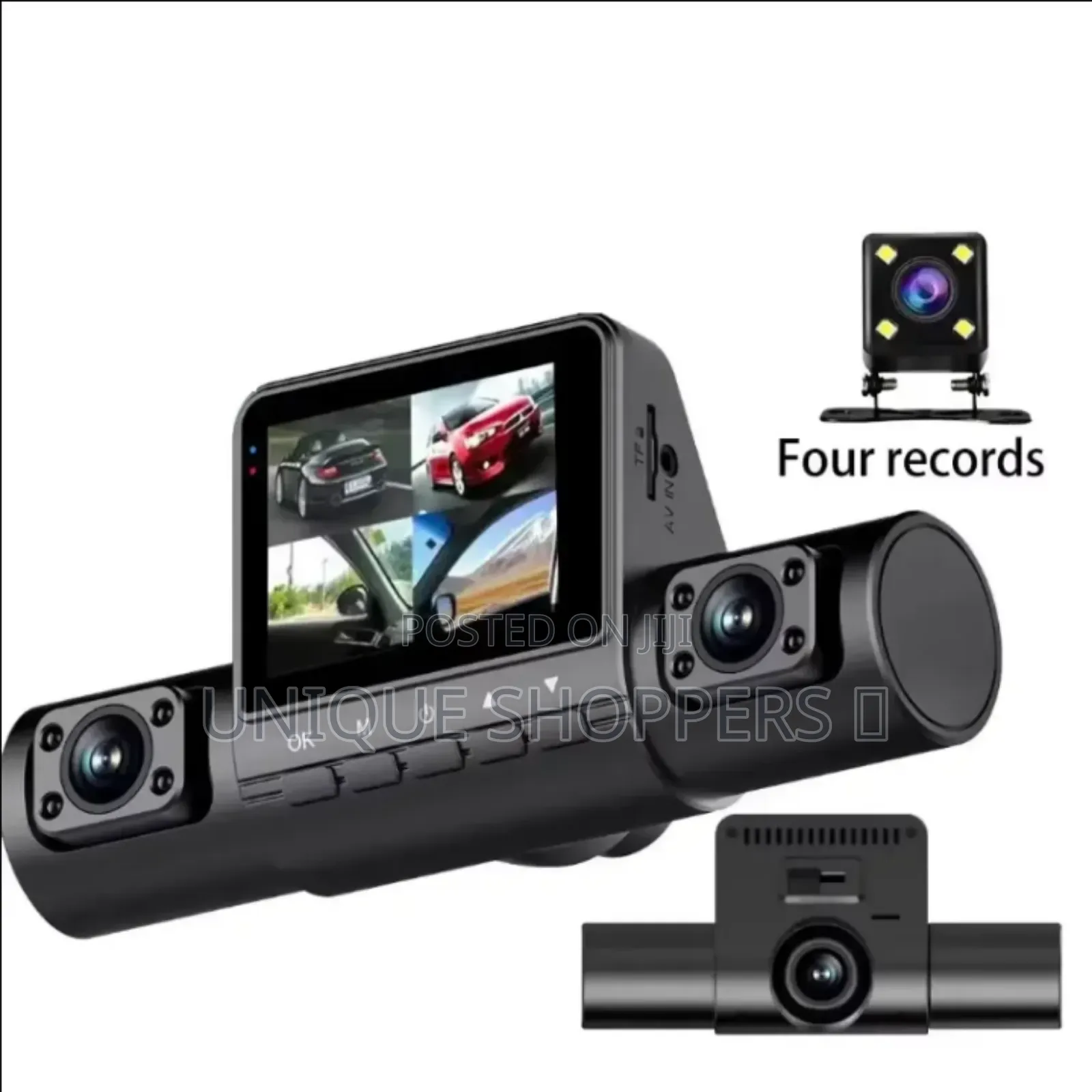 P83 4g (Uses Simcard) Dash Camera(With 2 Cameras)