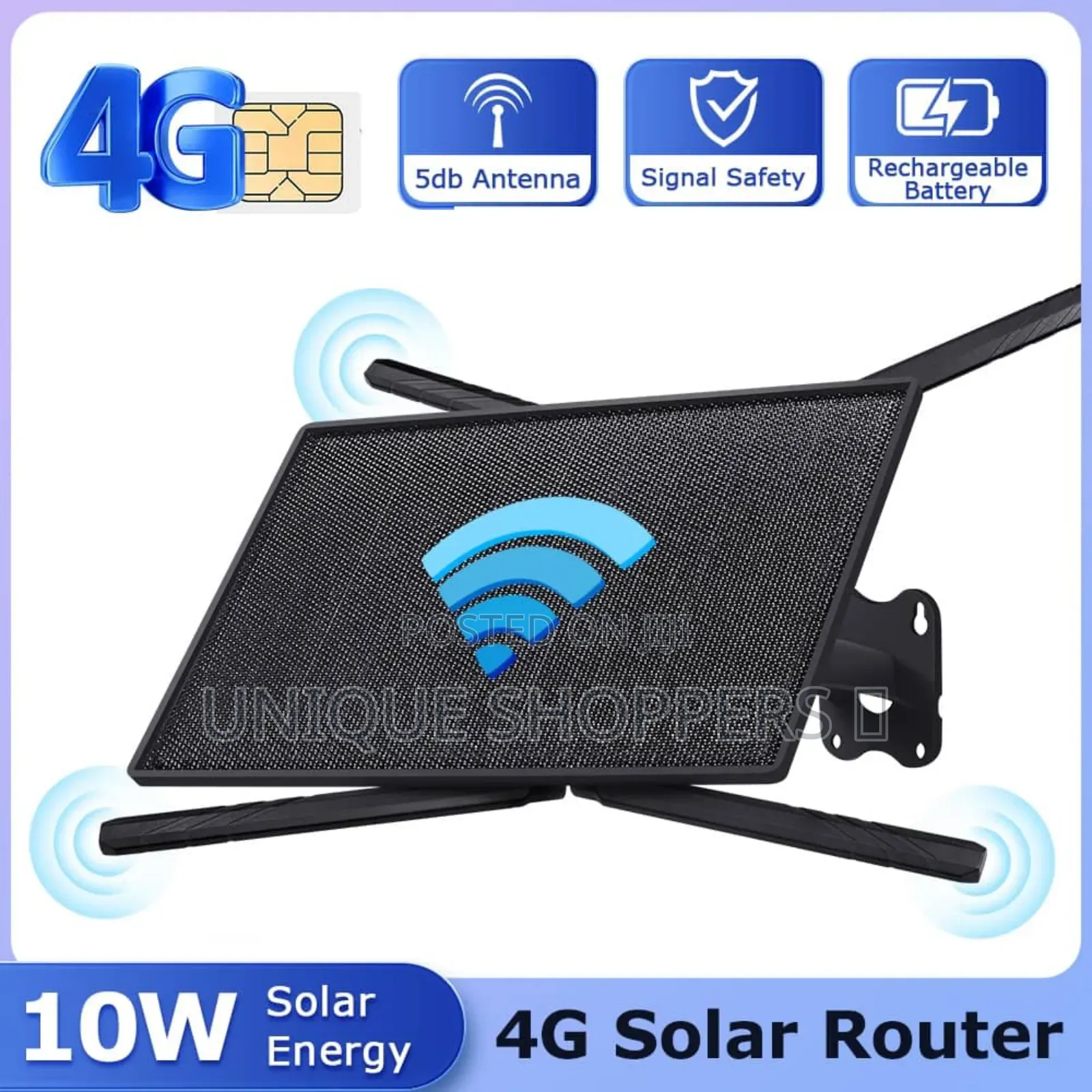L8 Solar 4g Router and Solar Extender