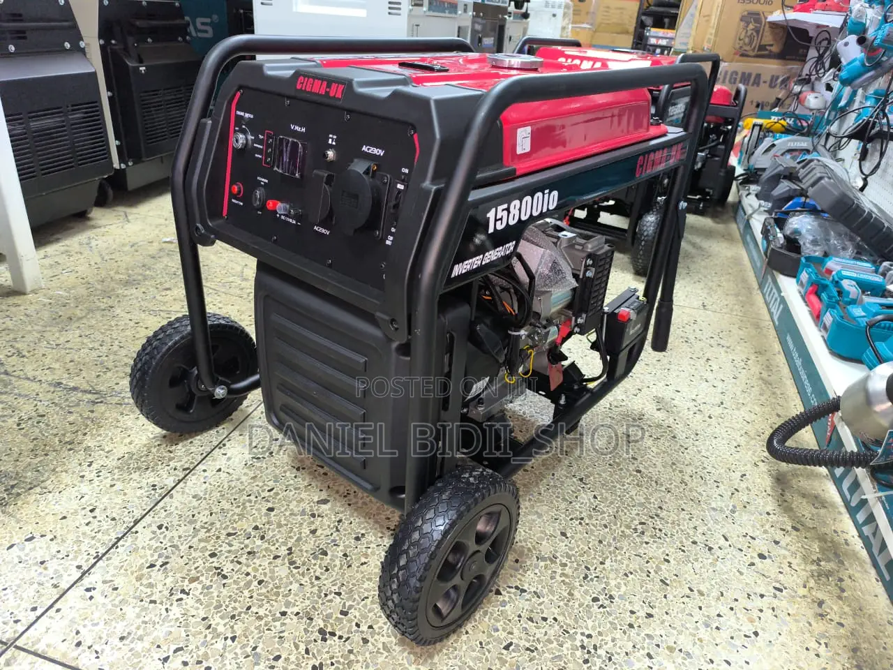 Gasoline Inverter Open Type Generator 15800io-q Cigma-uk 13kva