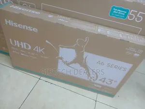 Hisense 43 Inch, A6 Series, 43a6hken, Frameless, Uhd , Smart Tv