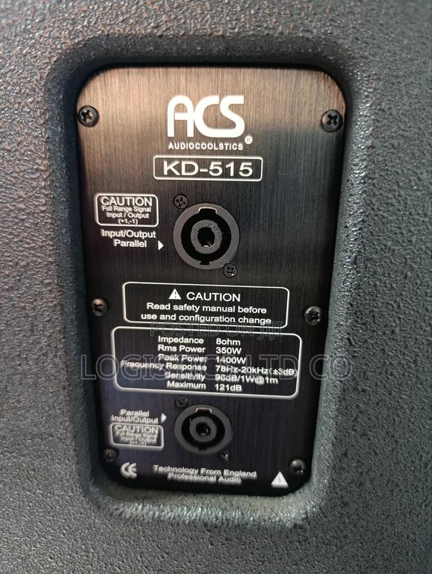 Acs Audio Kd-515 1400w 15inch Professional Midrange Speaker - thumbnail 2