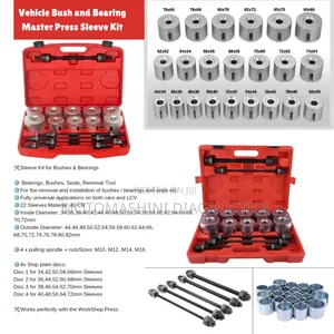 Vehicle Bush and Bearing Master Press Sleeve Kit Bushing and Bearing