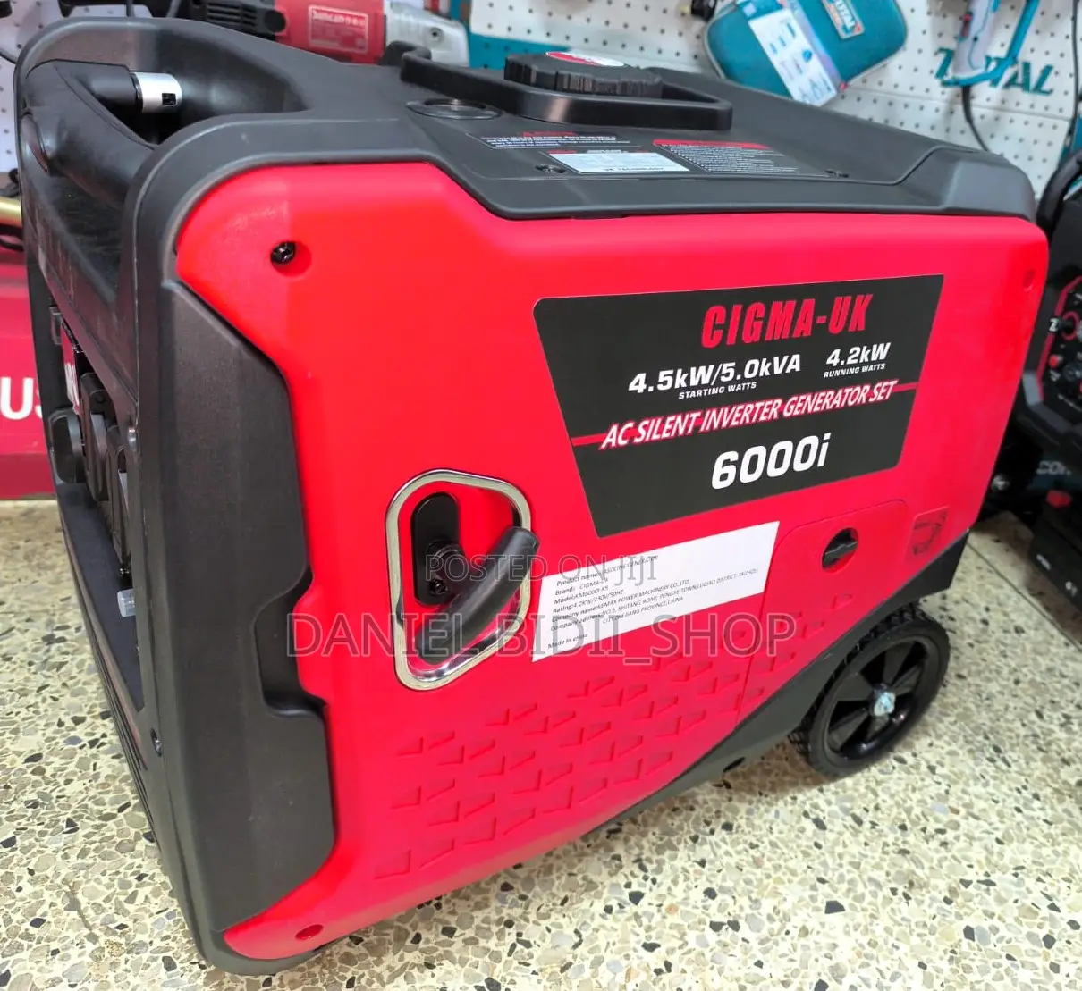Gasoline Inverter Silent Generator Km6000i-k5 Cigma-uk 6kva