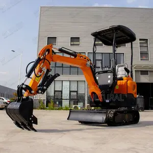 1.2-Ton Mini Tracked Excavator for Agricultural or Construction Use