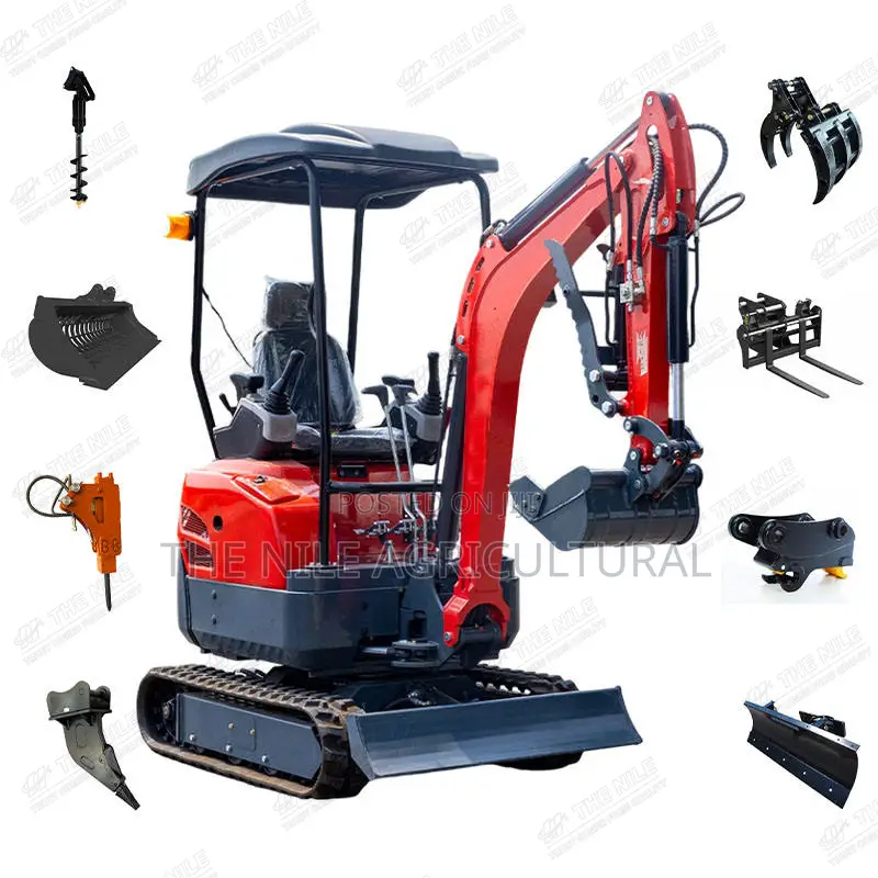 Hydraulically Piloted Multi-Functional Mini Excavator