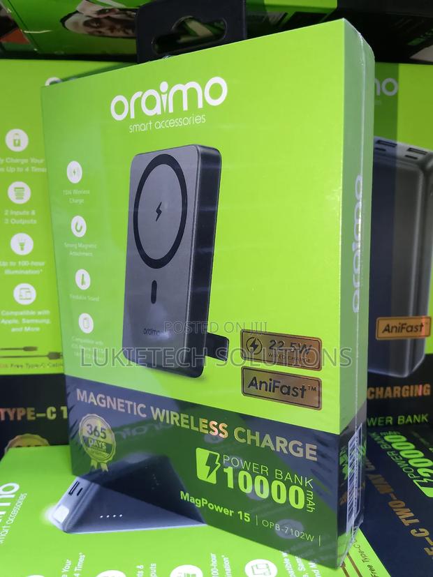 Portable Oraimo Wireless Charger 10000mah - main view