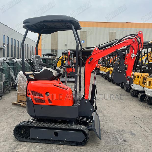 Small Tracked Excavator, Equipped With Various Attachments, 1.2 Tons - main view