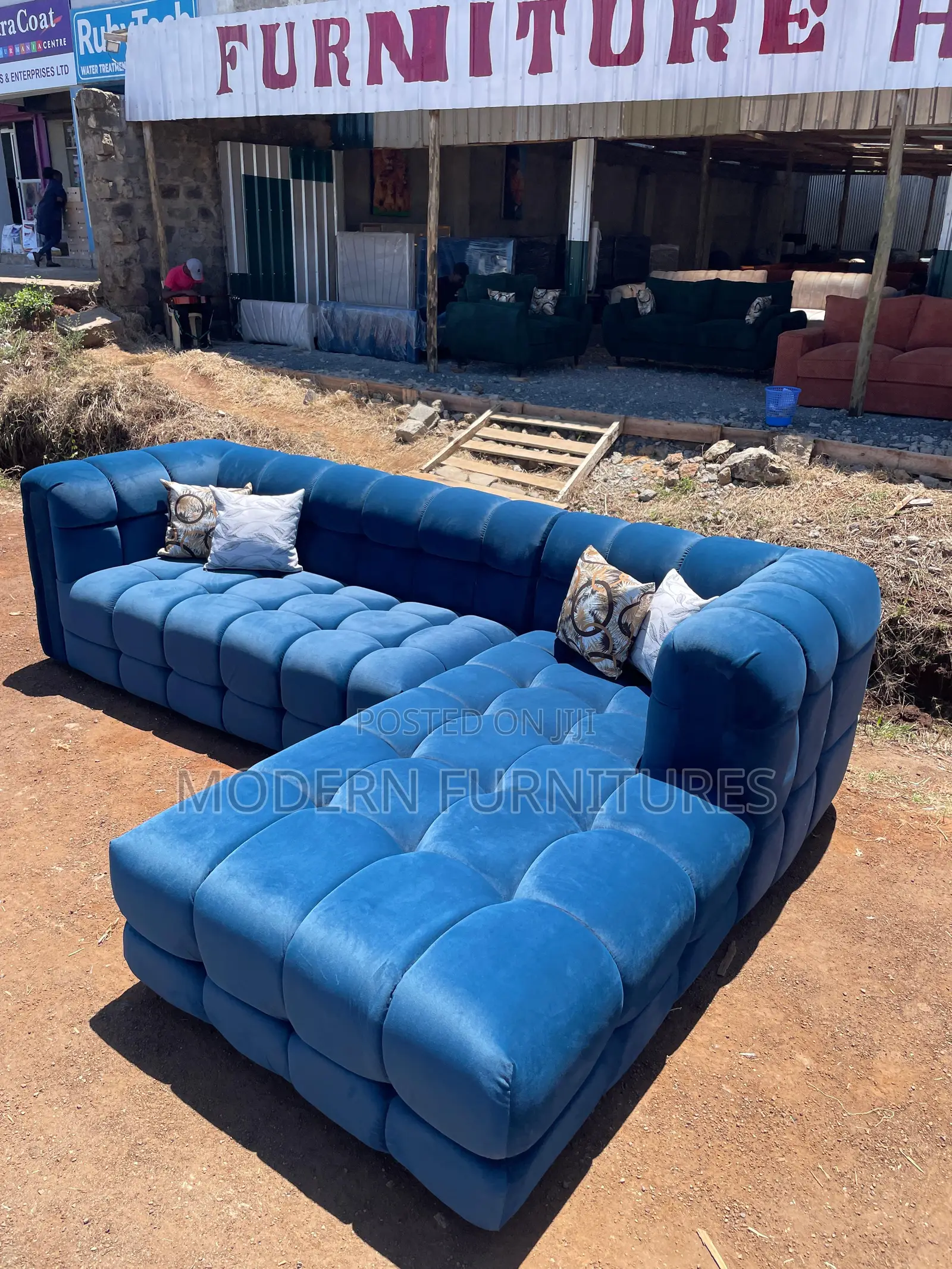 Modern Bubble L Sofa