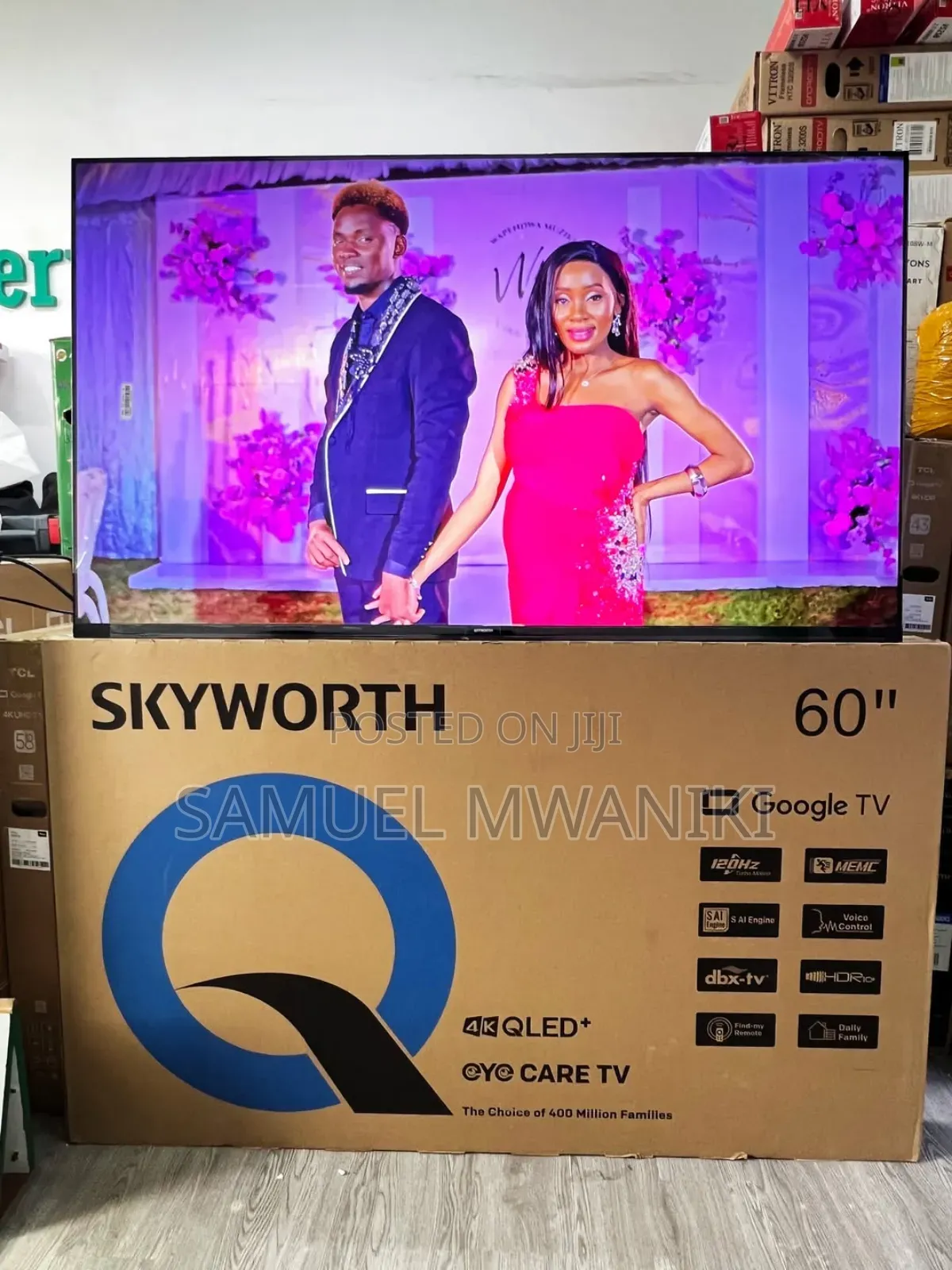Skyworth 60" Qled Uhd Google Tv New Model