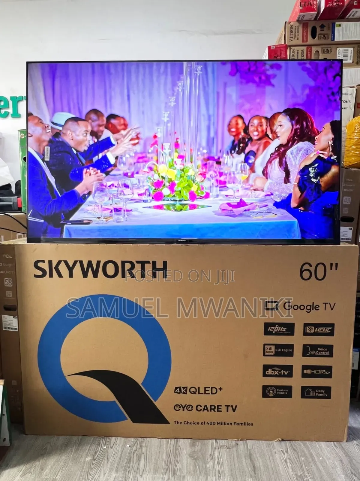 Skyworth 60" Qled Uhd Google Tv New Model