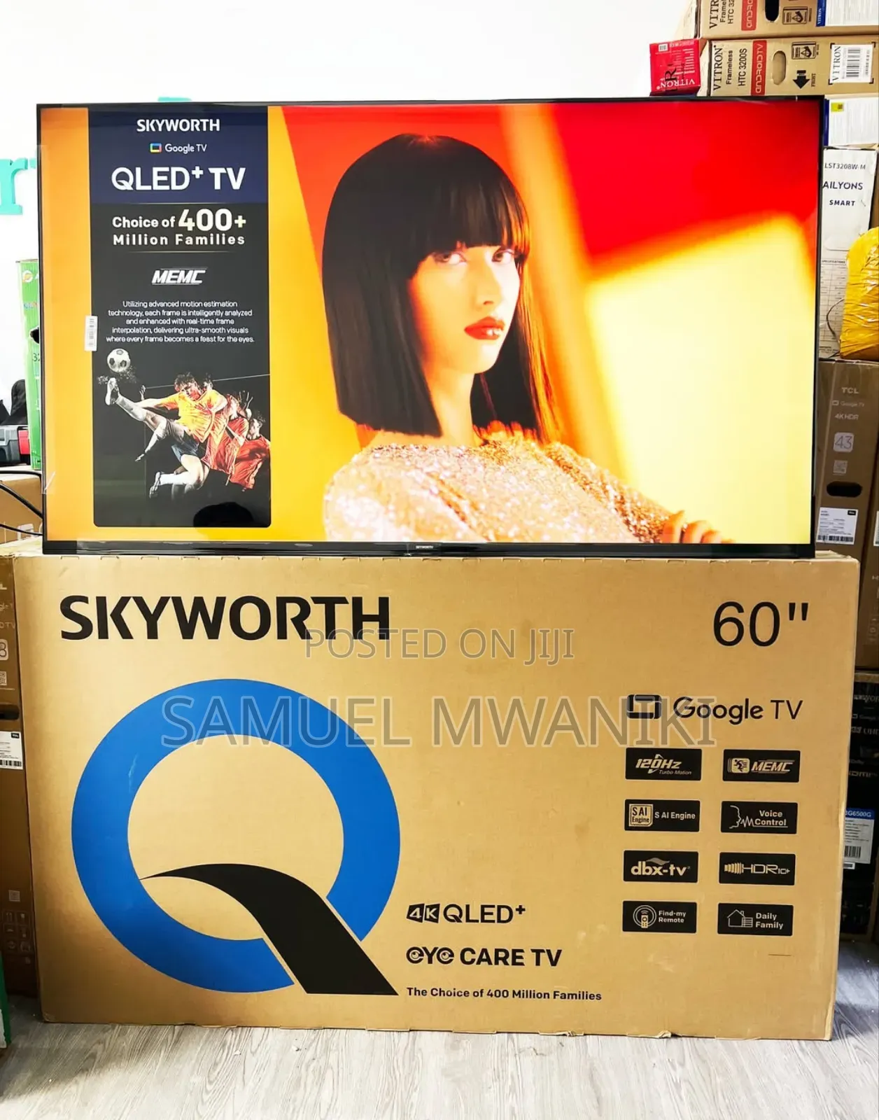 Skyworth 60" Qled Uhd Google Tv New Model