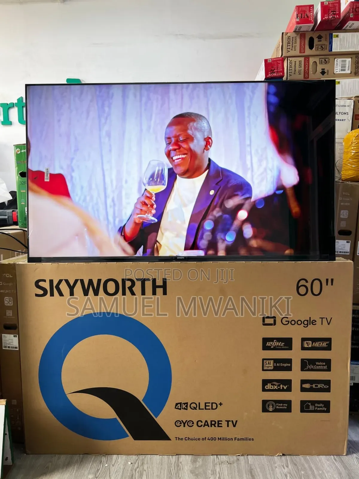 Skyworth 60" Qled Uhd Google Tv New Model