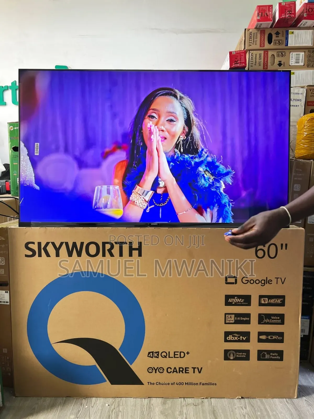 Skyworth 60" Qled Uhd Google Tv New Model