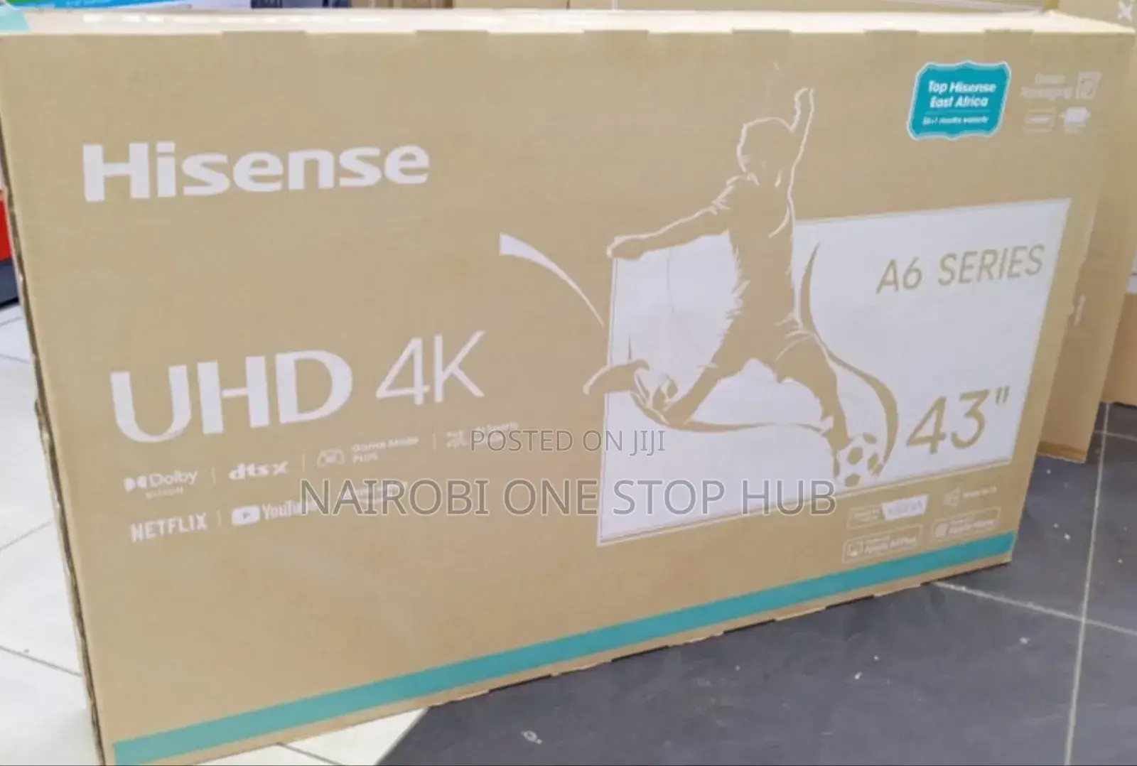 Hisense 43” Smart Led Tv – Modern Design, Smart Performance