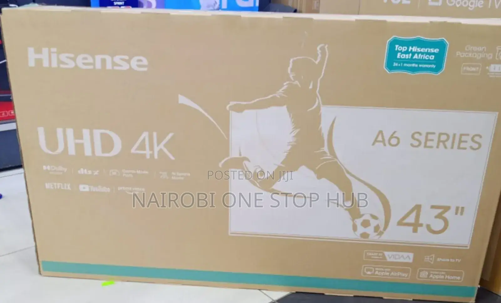 Hisense 43” Smart Led Tv – Modern Design, Smart Performance