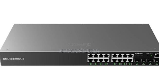 Grandstream Gwn7802 16-Port Gigabit L2+ Managed Network Switch +4sfp