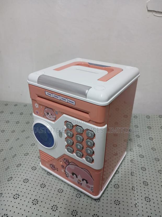 Cute Cartoon Safe Box – Digital Password Piggy Bank For Kids